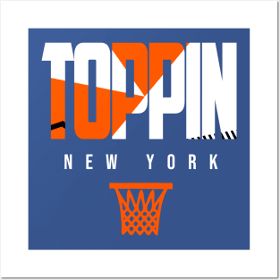 Toppin New York Basketball Warmup Posters and Art